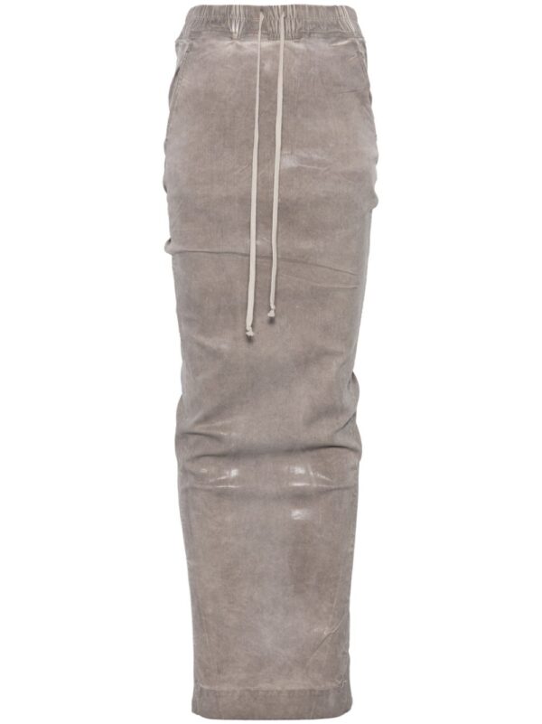 Rick Owens DRKSHDW  Pillar denim skirt