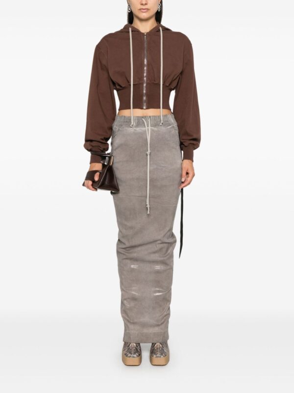 Rick Owens DRKSHDW  Pillar denim skirt - Image 2