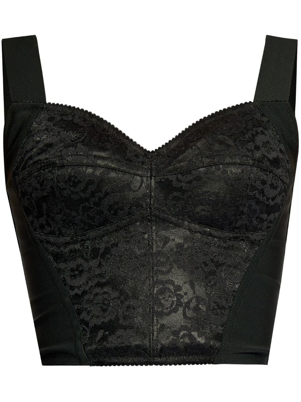 Dolce & Gabbana lace-trim corset top