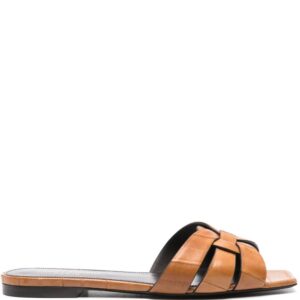 Saint Laurent Tribute leather slides
