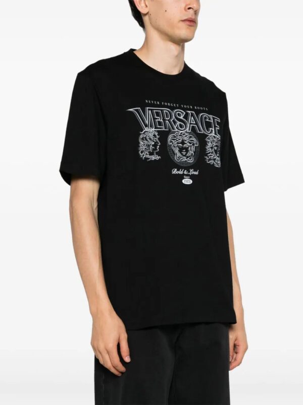Versace  logo-print cotton T-shirt - Image 3