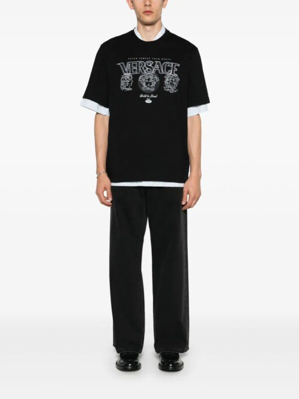 Versace  logo-print cotton T-shirt - Image 2