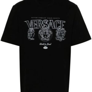 Versace logo-print cotton T-shirt