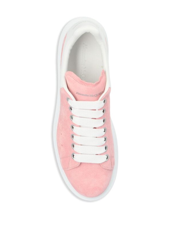 Alexander McQueen Oversized low top leather sneakers - Image 4