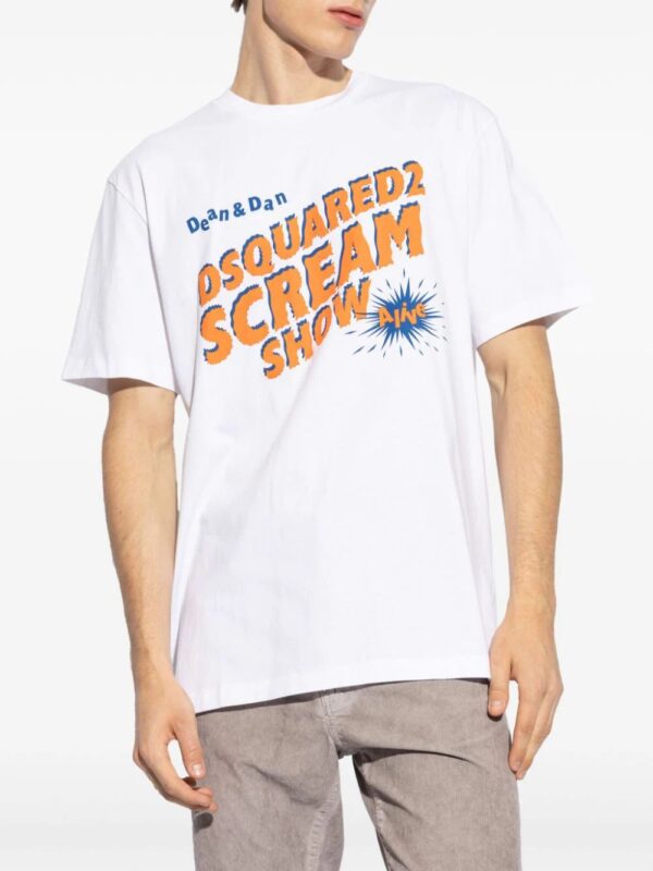 DSQUARED2  Scream Show cotton T-shirt - Image 3