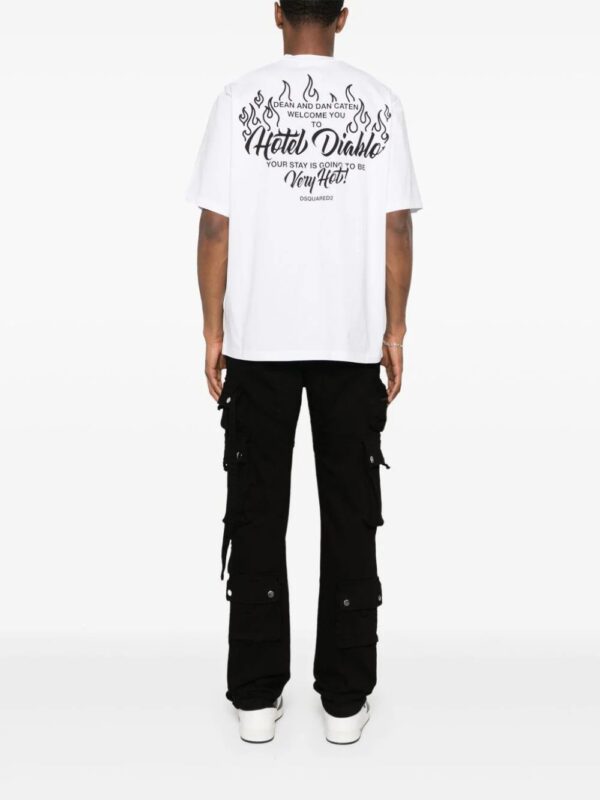 DSQUARED2  logo-print cotton T-shirt - Image 2