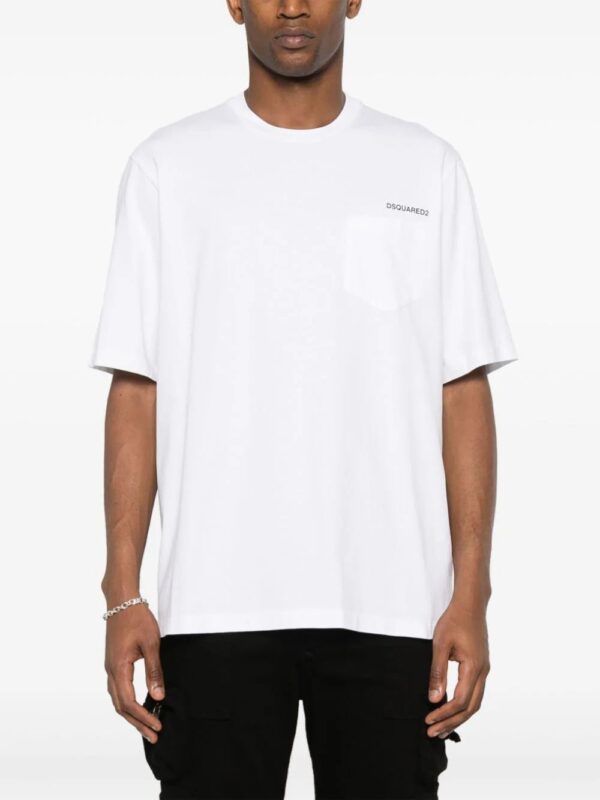 DSQUARED2  logo-print cotton T-shirt - Image 3