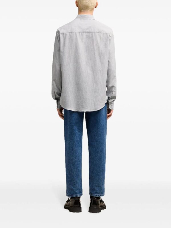 AMI Paris  striped Ami de Coeur cotton shirt - Image 4
