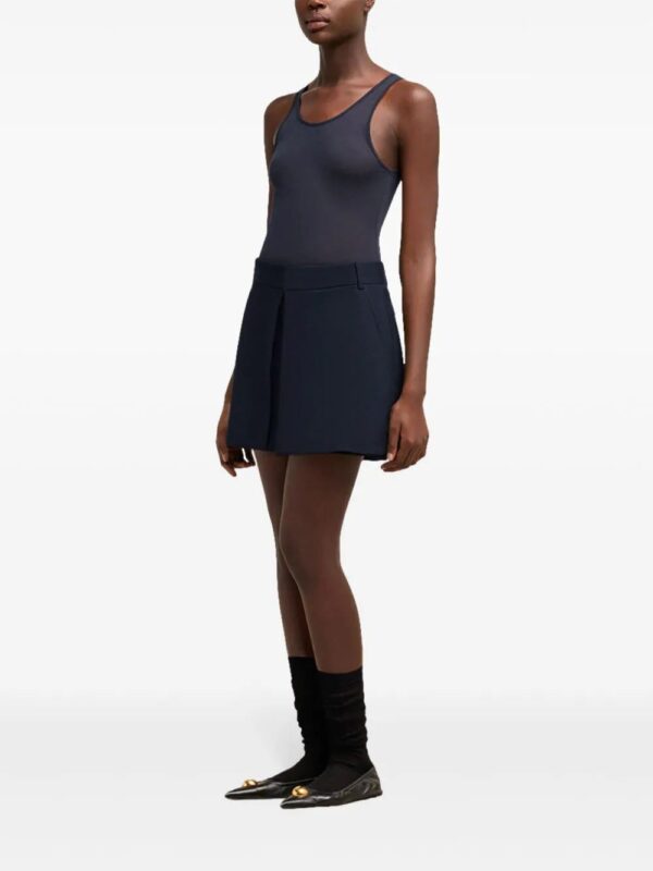 AMI Paris  concealed-fastening wool skirt - Image 3