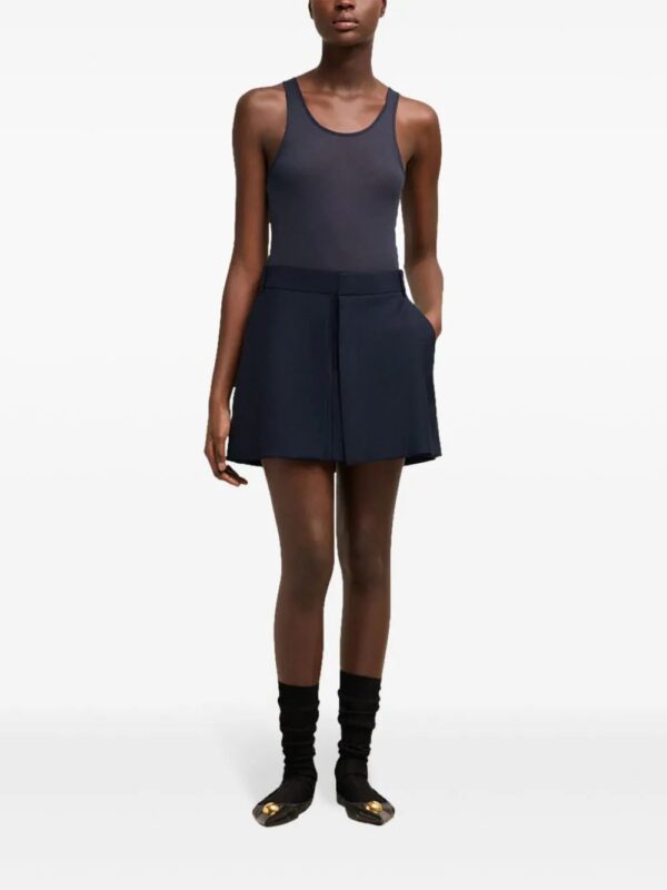 AMI Paris  concealed-fastening wool skirt - Image 2
