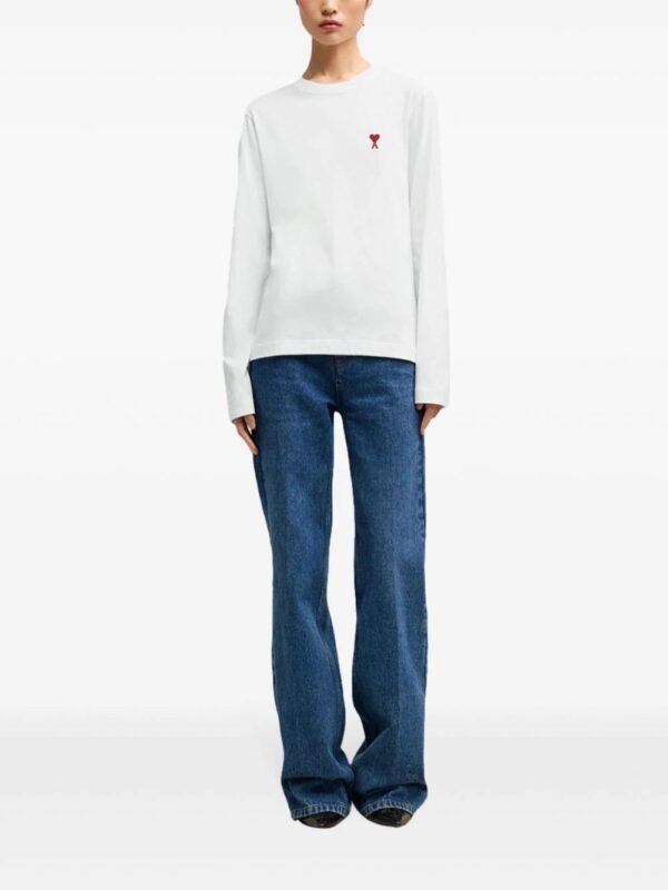 AMI Paris  Ami de Coeur long-sleeve T-shirt - Image 2