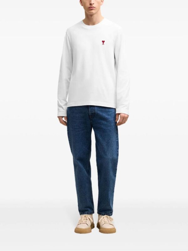 AMI Paris  Ami de Coeur long-sleeve T-shirt - Image 3