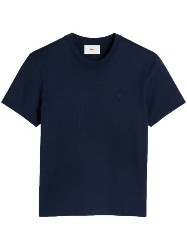 AMI Paris  logo-embroidered T-shirt