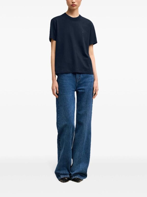 AMI Paris  logo-embroidered T-shirt - Image 2