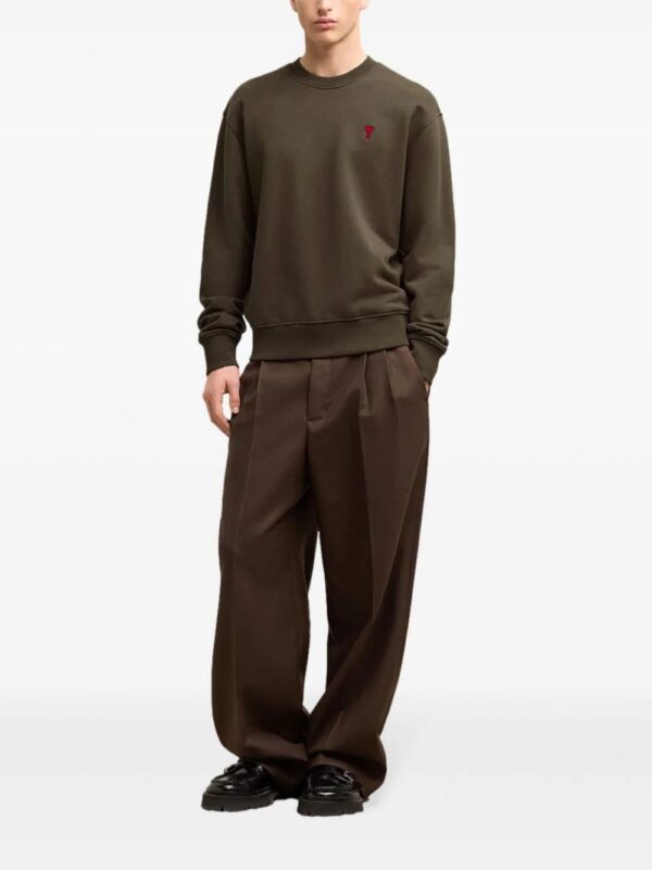AMI Paris  Ami de Coeur cotton sweatshirt - Image 3