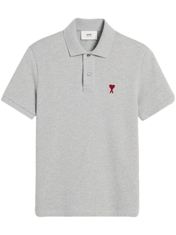 AMI Paris  Ami De Coeur organic-cotton polo shirt