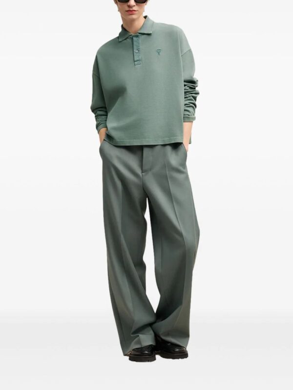 AMI Paris  Ami De Coeur long-sleeved polo shirt - Image 2
