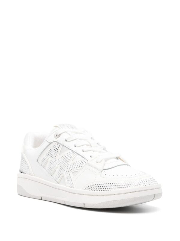 Michael Michael Kors rhinestone-embellished leather sneakers - Image 2