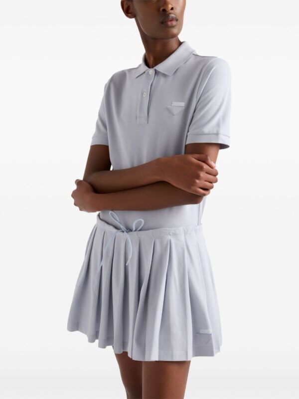 Prada  piqué pleated mini-skirt - Image 4