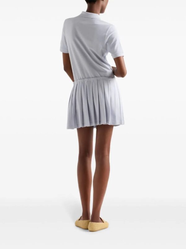 Prada  piqué pleated mini-skirt - Image 3