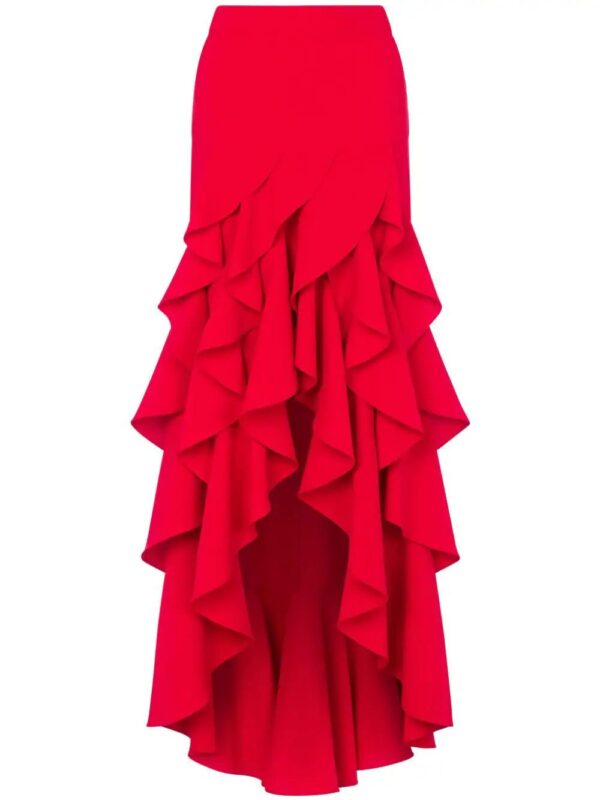 Moschino  tiered asymmetric skirt