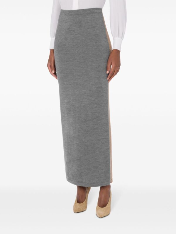 Moschino  knitted virgin wool pencil skirt - Image 2