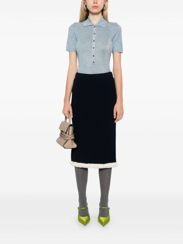 Moschino  waffle-knit skirt - Image 2