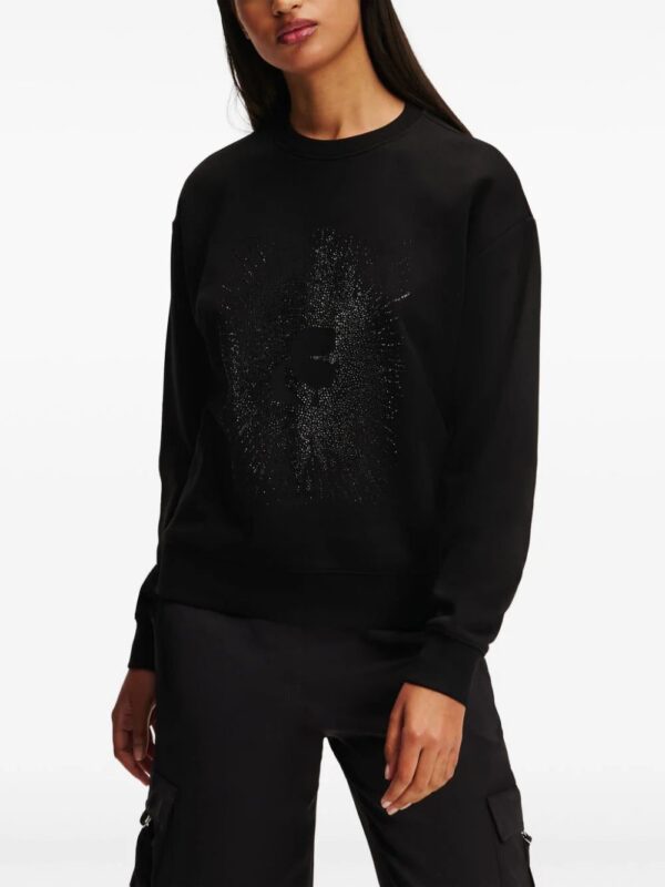 Karl Lagerfeld  Kameo rhinestone-embellished sweatshirt - Image 3