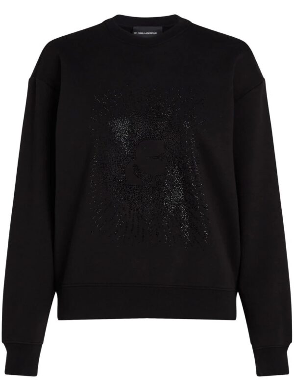 Karl Lagerfeld  Kameo rhinestone-embellished sweatshirt