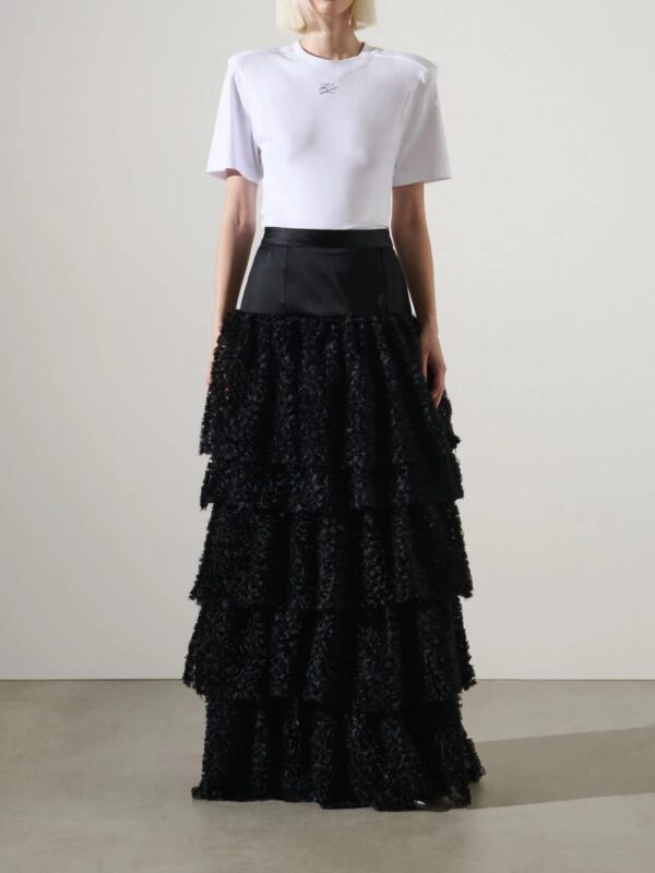 Karl Lagerfeld  KL Studio maxi frill skirt - Image 3