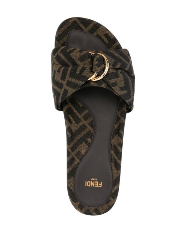 FENDI FF jacquard slides - Image 4