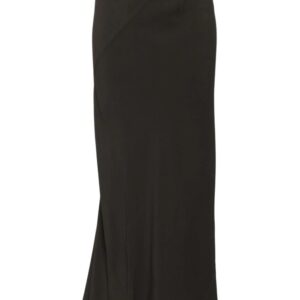 Rick Owens  ribbed flared skirt