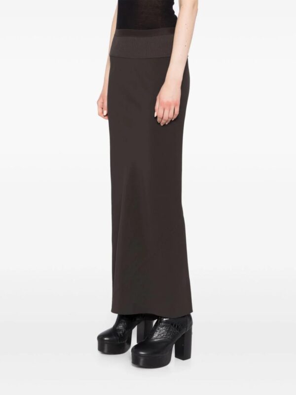 Rick Owens  ribbed flared skirt - Image 3