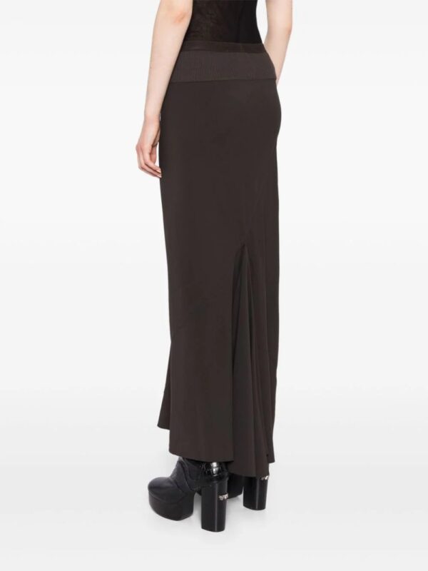 Rick Owens  ribbed flared skirt - Image 4
