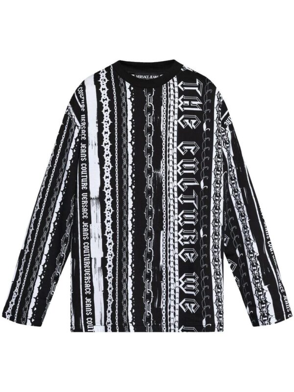 Versace Jeans Couture  stripes print T-shirt