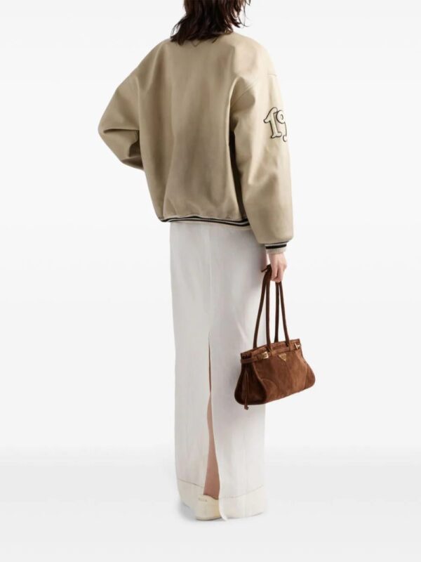 Prada  embroidered linen skirt - Image 3
