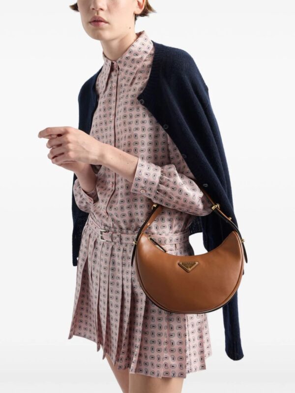 Prada  printed silk twill mini skirt - Image 3