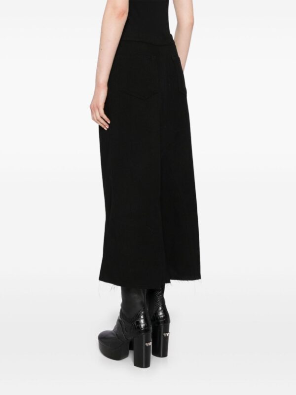 Rick Owens  frayed-edge skirt - Image 4