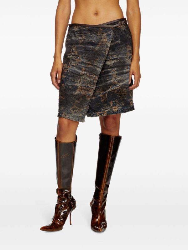 Diesel  De-Lem-Fsf denim miniskirt - Image 3