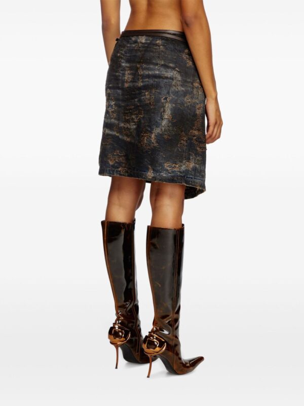 Diesel  De-Lem-Fsf denim miniskirt - Image 4