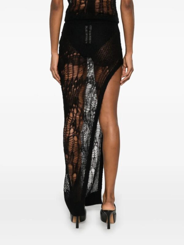 Rick Owens  Spider Ziggy maxi skirt - Image 4