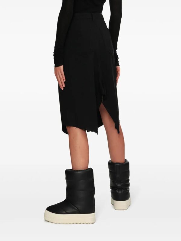 Rick Owens  raw-cut midi skirt - Image 4