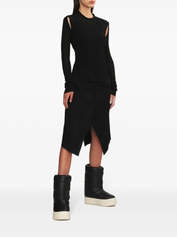 Rick Owens  raw-cut midi skirt - Image 2