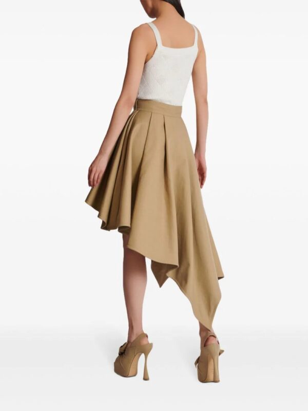 Balmain  asymmetric pleated skirt - Image 4