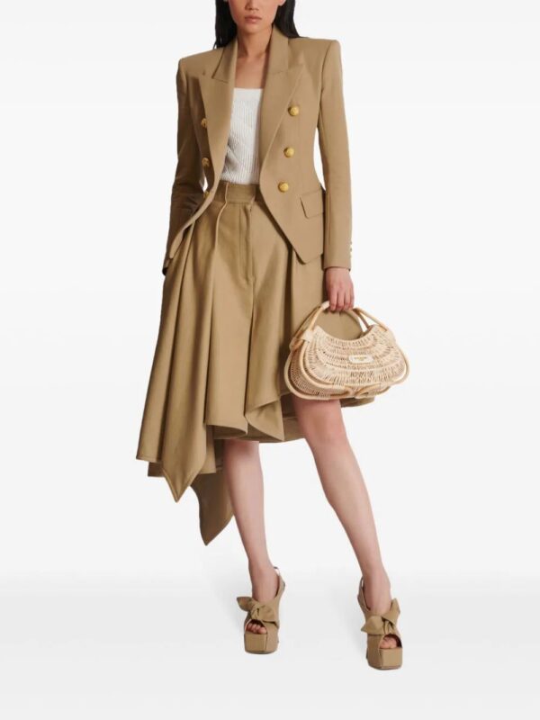 Balmain  asymmetric pleated skirt - Image 2