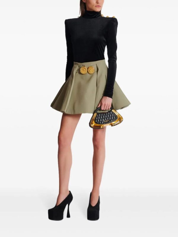 Balmain  grain de poudre flared skirt - Image 2