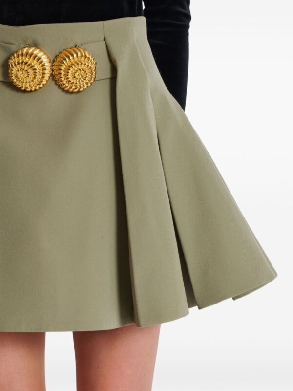 Balmain  grain de poudre flared skirt - Image 4