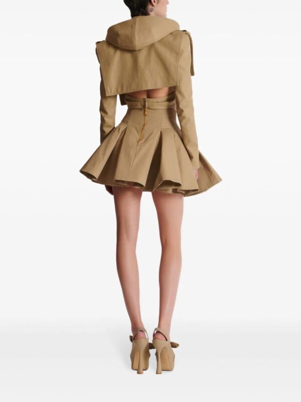 Balmain  grain de poudre flared skirt - Image 4