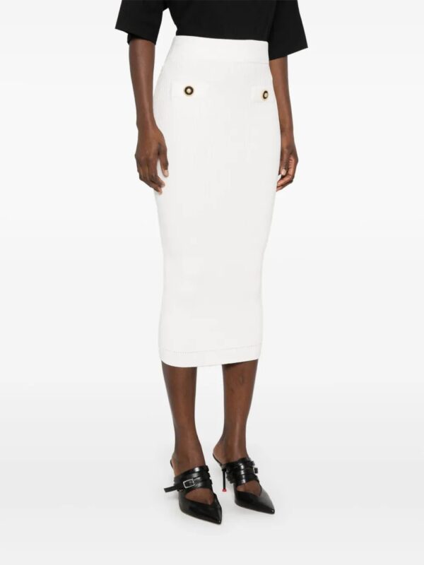 Balmain  ribbed midi skirt - Image 3