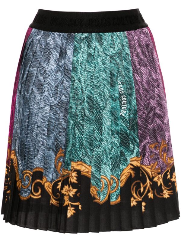 Versace Jeans Couture  Barocco-print mini skirt